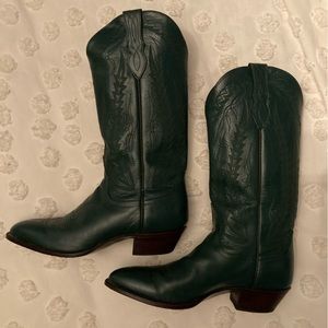 Larry Mahan Women’s Western Boot 12” shaft size 8.5